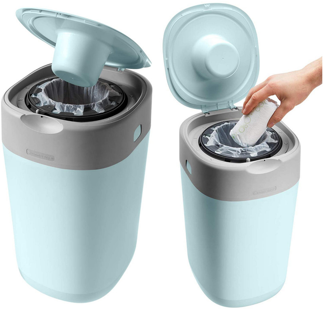 Kosz do utylizacji pieluszek Tommee Tippee Sangenic Twist i Click + 1 wkład Niebieski (5010415510037) - obraz 3