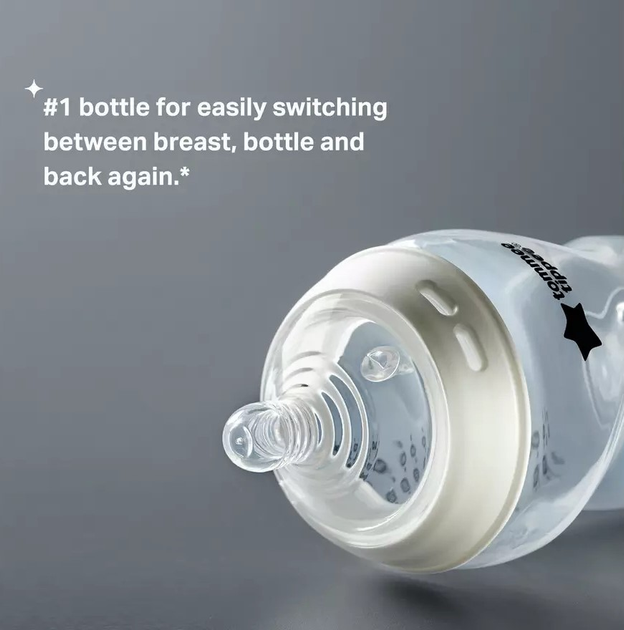 Zestaw butelek Tommee Tippee Natural Start Slow-Flow antykolkowych 260 ml 6 szt (5010415227324) - obraz 5