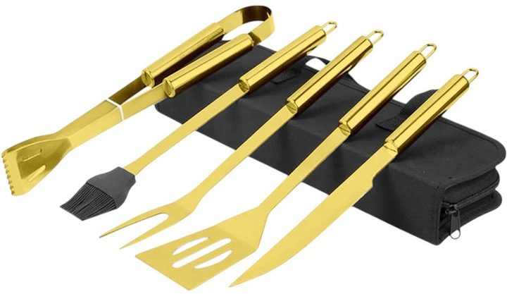Zestaw narzędzi do grilla Maximex Milioner BBQ (8719481357382) - obraz 1