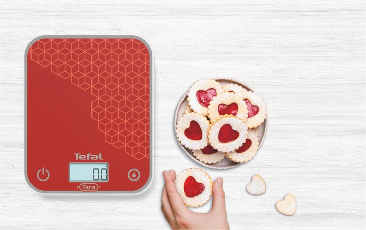 Ваги кухонні Tefal Optiss GRAPHIC RED BC50D7V0 - зображення 3