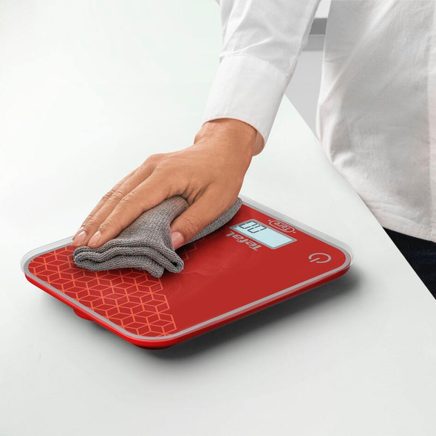 Ваги кухонні Tefal Optiss GRAPHIC RED BC50D7V0 - зображення 6