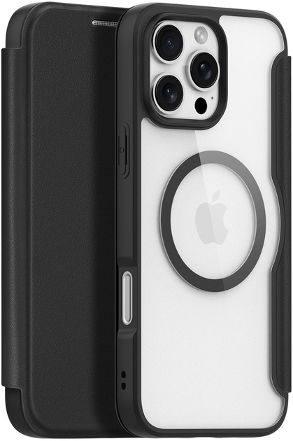 Etui z klapką Dux Ducis Skin X Pro do Apple iPhone 16 Pro Black (6934913004487) - obraz 1