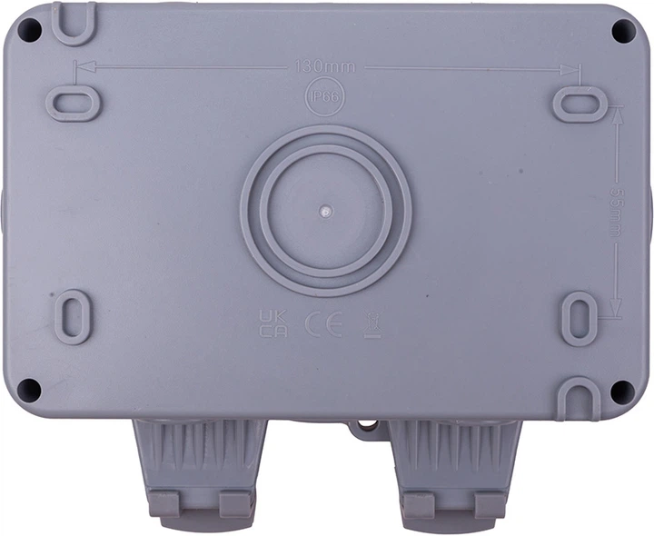 Розетка HiSmart подвійна водонепроникна EU IP66 (EL240180) - зображення 5