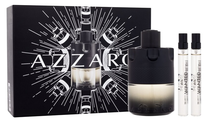 Zestaw męski Azzaro The Most Wanted Intense Woda toaletowa 100 ml + Miniaturka Woda toaletowa 2 x 10 ml (3614274164985) - obraz 1