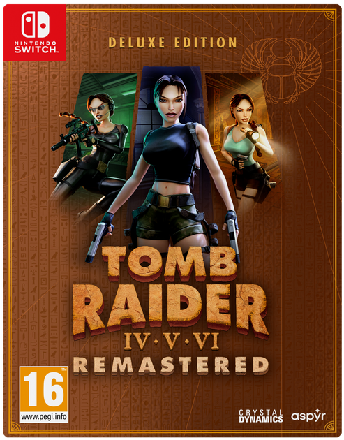 Гра Nintendo Switch Tomb Raider IV-VI Remastered Starring Lara Croft: Deluxe Edition (Картридж) (5056635617477) - зображення 1