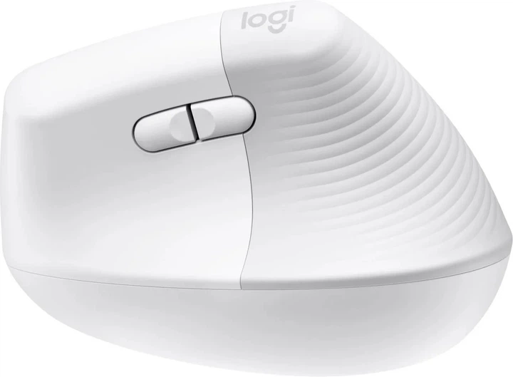 Миша бездротова Logitech Lift for Mac Vertical Ergonomic White (910-006477) Білий - Фото 9 Миша бездротова Logitech Lift for Mac Vertical Ergonomic White (910-006477) Білий - зображення 9