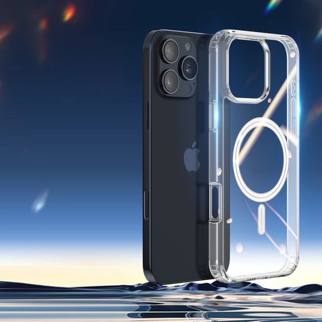 Etui plecki Dux Ducis Clin Mag do Apple iPhone 16 Pro Max Transparent (6934913004081) - obraz 4