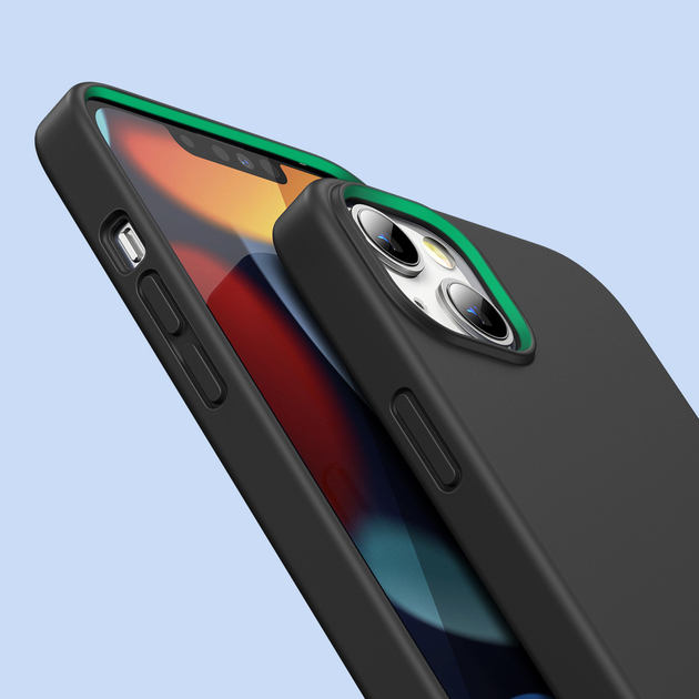 Etui plecki Ugreen Protective Silicone Case do Apple iPhone 13 Mini Black (6957303886722) - obraz 2