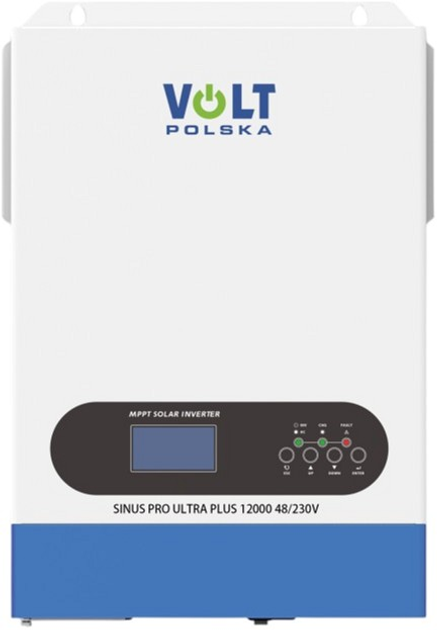 Hybrydowy inwerter Volt Polska SinusPro Ultra Plus 12 kVA (6.2 kW) 1-fazowy (5904100452361) - obraz 2