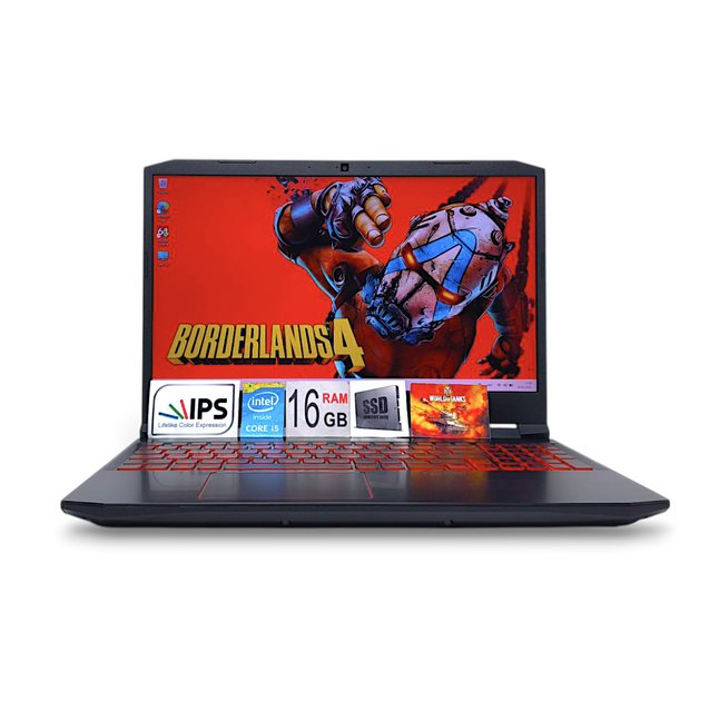 Ноутбук Acer Nitro 5 15.6 FHD 144Hz i5-10300H Ram 16Gb SSD512GB Nvidia RTX3050 4GB Б/У - Фото 1 Ноутбук Acer Nitro 5 15.6 FHD 144Hz i5-10300H Ram 16Gb SSD512GB Nvidia RTX3050 4GB Б/У - зображення 1