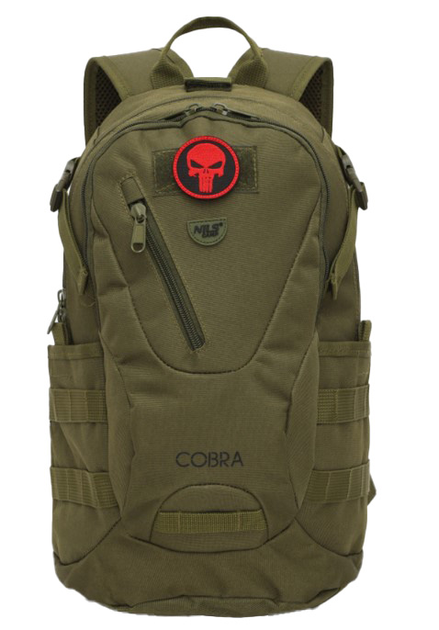 Plecak taktyczny Nils Camp Cobra NC3905 25L Zielony (5908261681950) - obraz 1