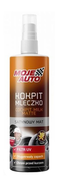Mleczko do kokpitu Moje Auto WANILIA SATYNOWY MAT 300 ml (5905694012030) - obraz 1
