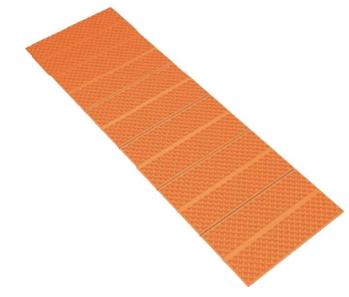 Mata kempingowa Nils Camp NC17103 składana z podbiciem aluminiowym XPE 195 cm Pomarańczowy (5908261683367) - obraz 1