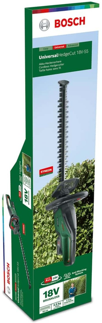 Akumulatorowe nożyce do żywopłotu Bosch Universal HedgeCut 18V-55 (4059952558769) - obraz 5