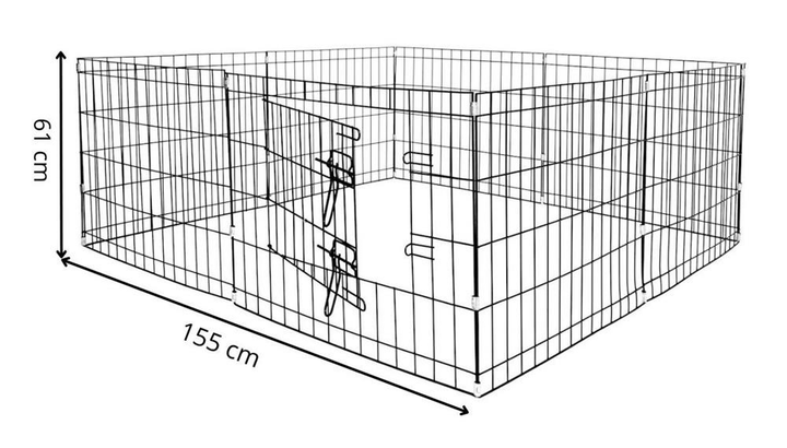 Klatka dla zwierząt Springos PA1008 (5907719433424) - obraz 12