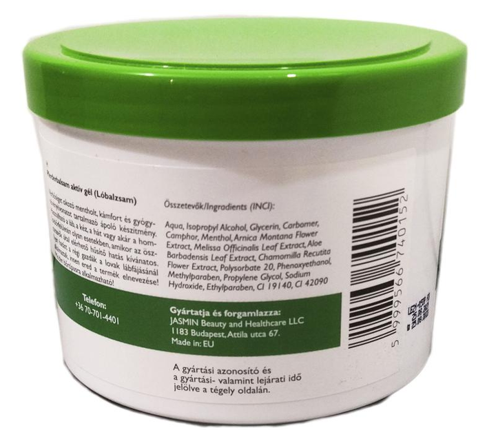 Мазь, що охолоджує Jasmin Pferdebalsam Aktiv-Gel 500ml ( 4325676540У) - зображення 2