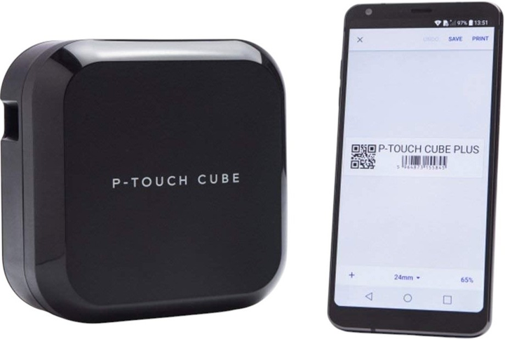 Принтер етикеток Brother PT-P710BT Cube Plus (4977766788861) - зображення 5