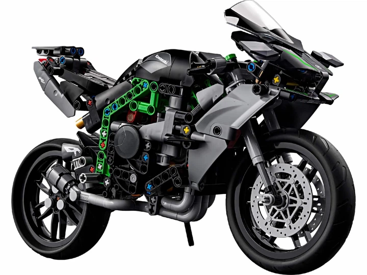Конструктор LEGO Technic Мотоцикл Kawasaki Ninja H2R 643 деталей (42170) - Фото 4 Конструктор LEGO Technic Мотоцикл Kawasaki Ninja H2R 643 деталей (42170) - изображение 4