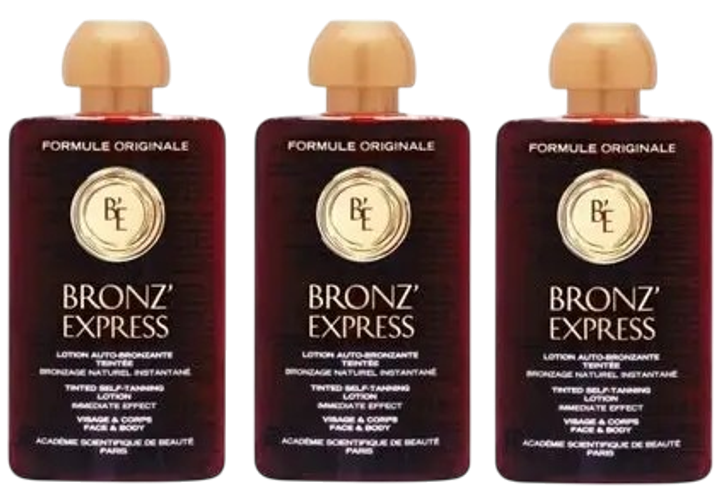 Набір бальзаму для автозасмаги Academie Scientifique de Beaute Bronz'Express 100 мл х 3 шт. (9145386532255) - зображення 1