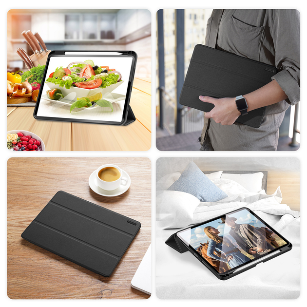 Etui Dux Ducis Domo do Apple iPad Pro 11" 2024 Black (6934913006092) - obraz 9