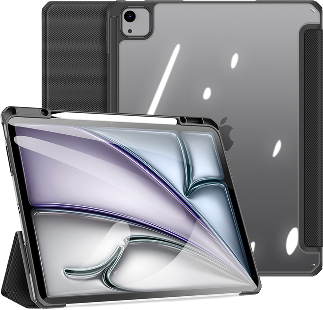 Etui Dux Ducis Domo do iPad Air 13" 2024 / iPad Pro 12.9" 2018-2022 Black (6934913006153) - obraz 1