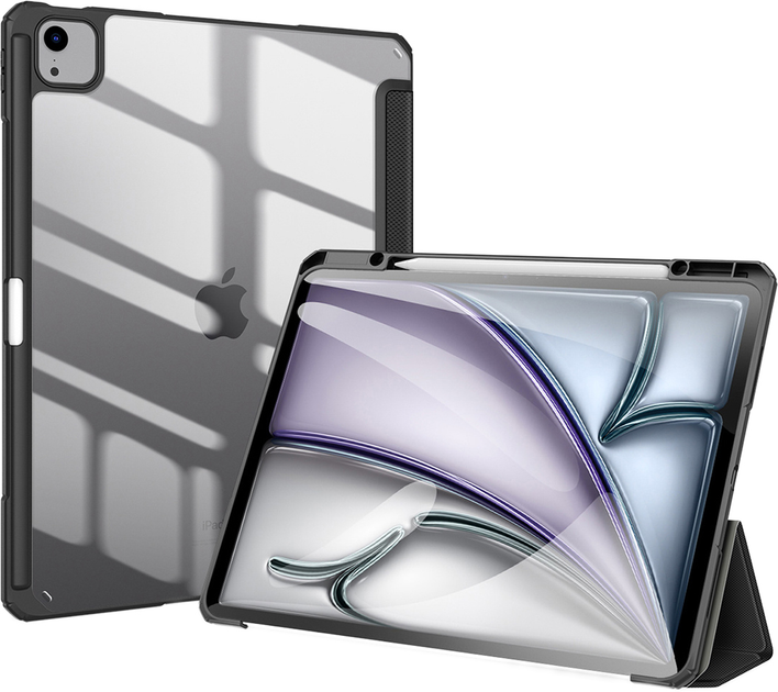 Etui Dux Ducis Domo do iPad Air 13" 2024 / iPad Pro 12.9" 2018-2022 Black (6934913006153) - obraz 3
