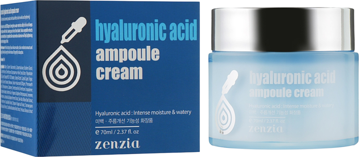 Krem nawilżający do twarzy Zenzia Hyaluronic Acid z kwasem hialuronowym 70 ml (8809210030409) - obraz 2