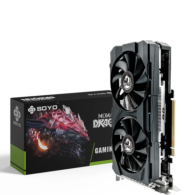Відеокарта SOYO RTX 2060 Super 8GB - Фото 1 Відеокарта SOYO RTX 2060 Super 8GB - изображение 1
