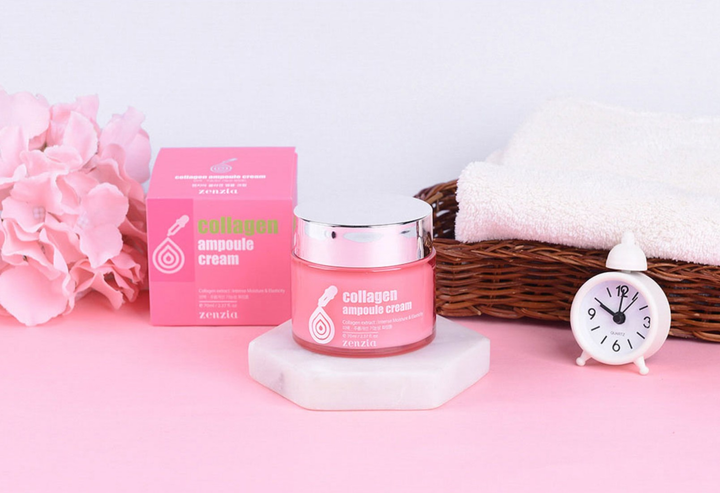 Зволожуючий крем для обличчя Zenzia Collagen з колагеном 70 мл (8809541030386) - зображення 3