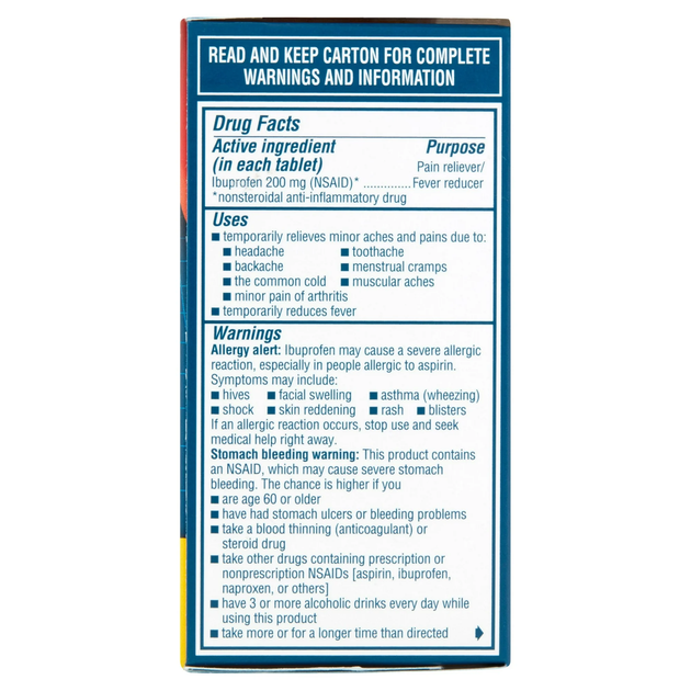 Advil, обезболивающее, 200 мг 115 капсул - Фото 4 Advil, обезболивающее, 200 мг 115 капсул - изображение 4