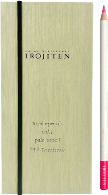 Набір кольорових олівців Tombow Irojiten Pale tone l 10 шт (4003198856608) - зображення 4