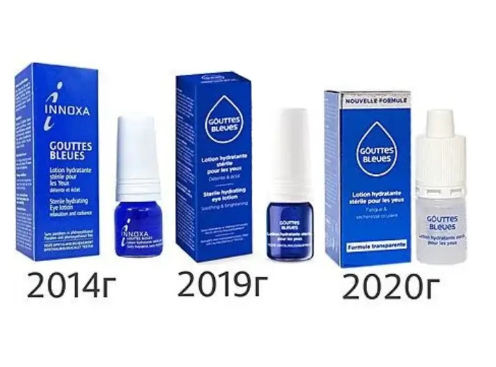 Краплі для очей Innoxa Іноксу блакитні краплі лосьйон для очей 10мл - зображення 2