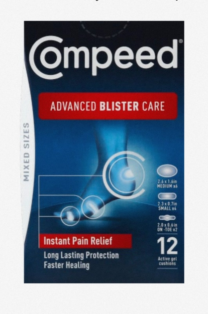 Комплект Мікс розмірів Compeed Advanced Blister Care Mixed sizes 12 шт. - зображення 1