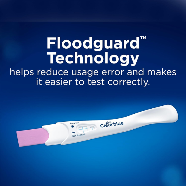 Швидкий і точний тест на вагітність Clearblue Fast & Accurate 3 штуки в упаковці - изображение 3