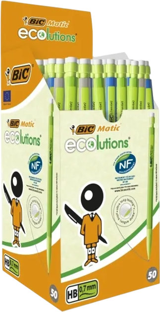 Zestaw ołówków mechanicznych BIC Matic Ecolutions 0.7 mm 50 szt (3086123218550) - obraz 1