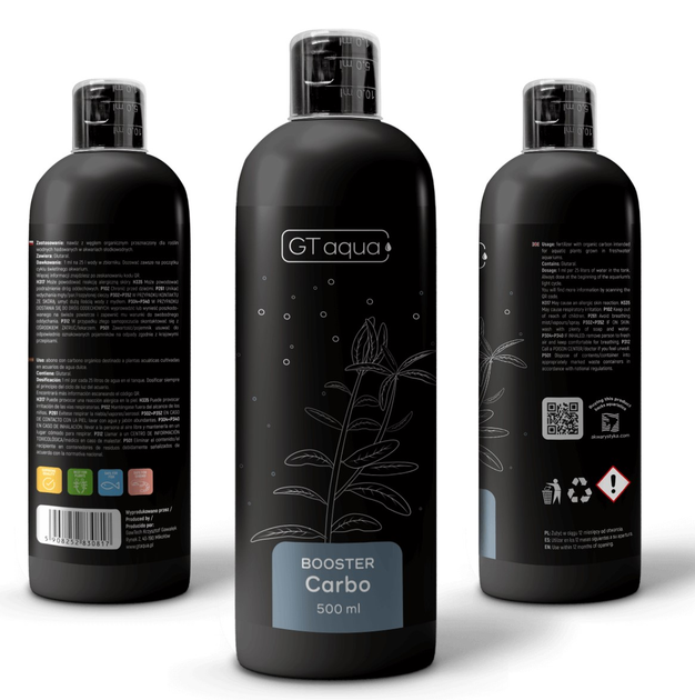 Добриво з органічним вуглецем для акваріумних рослин GT Aqua Booster Carbo 500 мл (5908252830817) - зображення 2
