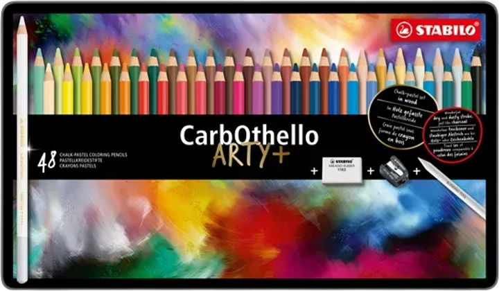 Набір пастельних олівців Stabilo CarbOthello різнокольорових 48 шт (4006381279642) - зображення 1