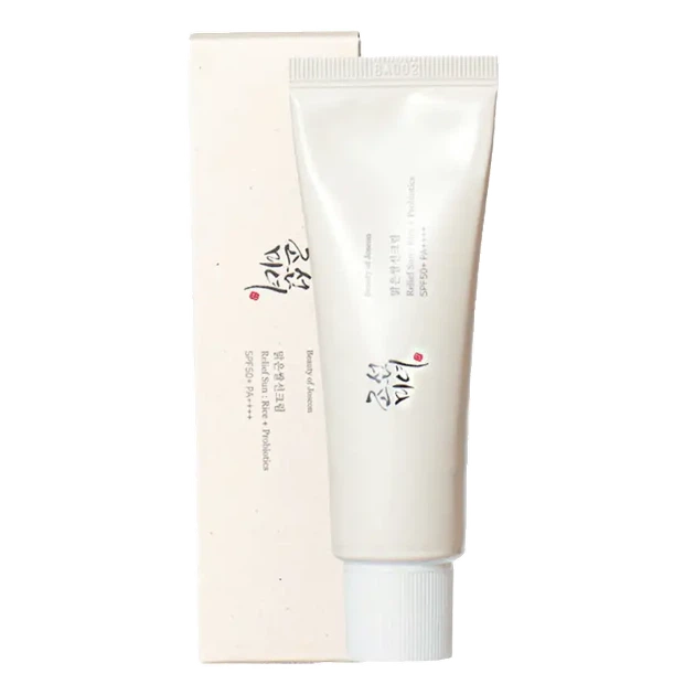 Сонцезахисний крем із пробіотиками BEAUTY OF JOSEON Relief Sun Rice Probiotics SPF50+ PA++++ 50 мл - Фото 1 Сонцезахисний крем із пробіотиками BEAUTY OF JOSEON Relief Sun Rice Probiotics SPF50+ PA++++ 50 мл - зображення 1