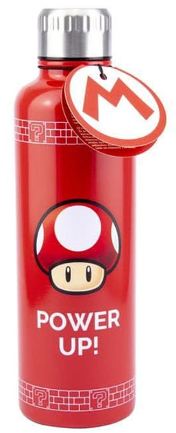 Butelka na wodę Paladone Super Mario Power Up Czerwona 500 ml (5055964730369) - obraz 1