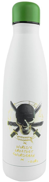 Butelka na wodę Cinereplicas Movies One Piece Zoro Biała 500 ml (4895205618350) - obraz 3