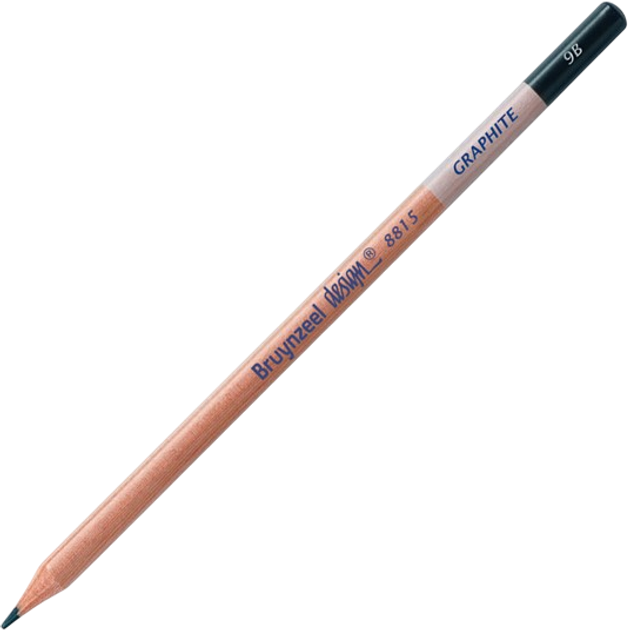 Графітовий олівець Bruynzeel Design 9B (8710141082453) - зображення 1