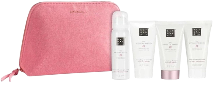Zestaw Rituals Sakura Balsam do ciała 70 ml + żel pod prysznic 50 ml + szampon do włosów 70 ml + odżywka 70 ml (8719134185539) - obraz 1