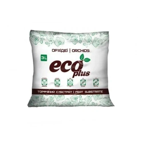 Торфяний субстрат Орхідея 3 л ECO PlUS - Фото 1 Торфяний субстрат Орхідея 3 л ECO PlUS - изображение 1