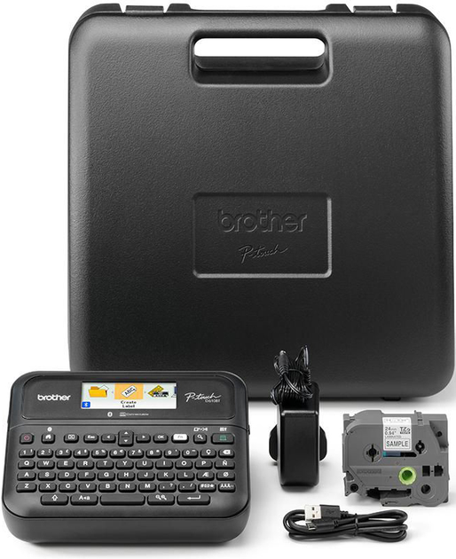 Принтер етикеток Brother PT-D610BTVP (PTD610BTVPZW1) - зображення 5