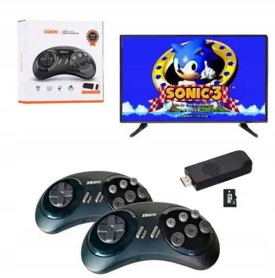 Игровая приставка Game Controlle SG-800 с беспроводными джойстиками 8835 - изображение 11