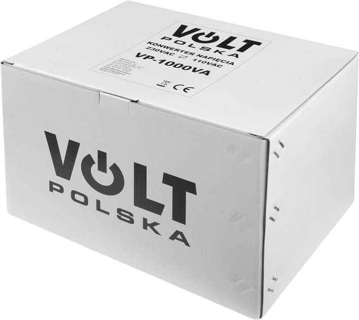 Konwerter napiecia Volt Polska VP 1000 230VAC/110VAC 1000VA (5K230110100) - obraz 5