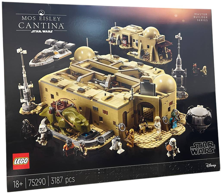 Zestaw klockow LEGO Star Wars Kantyna Mos Eisley 3187 elementow (75290) (955555908791930) - Outlet - obraz 5