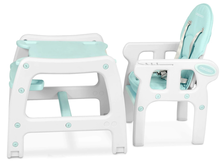 Стільчик для годування Ricokids Sinco 5 в 1 Бірюзовий (5908220470151) - зображення 4