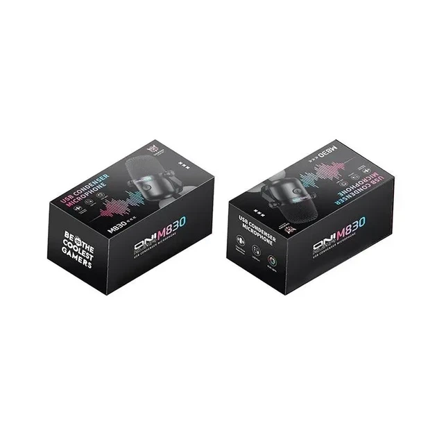 Профессиональный игровой микрофон ONIKUMA M830 с RGB-подсветкой |USB/Type-C| Черный - изображение 2