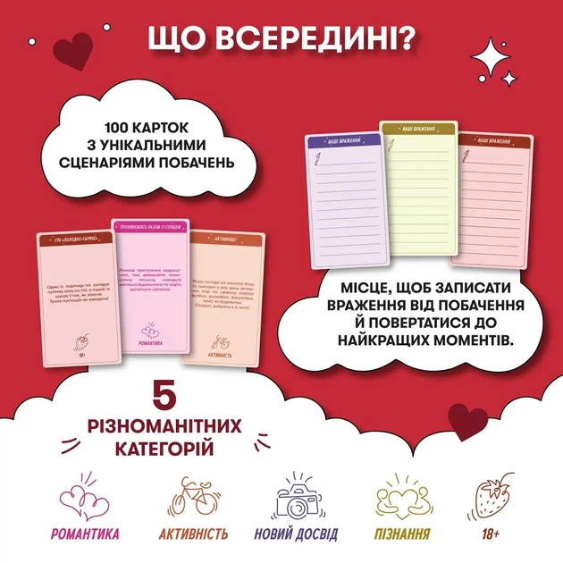 Настільна гра для закоханих. 100 неймовірних побачень - зображення 2